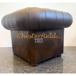 Kreslo Chesterfield Classic Antik stredne hnedá