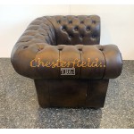Kreslo Chesterfield Classic XL Antik stredne hnedá