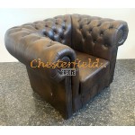 Kreslo Chesterfield Classic Antik stredne hnedá