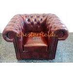 Kreslo Chesterfield Classic XL Antik bordová