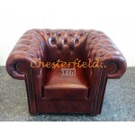 Kreslo Chesterfield Classic XL Antik bordová