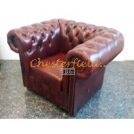 Kreslo Chesterfield Classic XL Antik bordová