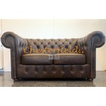 Chesterfield Classic 321 Antik stredne hnedá A5M sedacia súprava