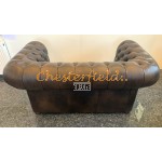 Dvojsedačka Chesterfield Classic XL Antik stredne hnedá 