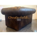 Dvojsedačka Chesterfield Classic Antik stredne hnedá 