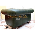 Dvojsedačka Chesterfield Classic Antik zelená