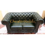 Dvojsedačka Chesterfield Classic XL Antik zelená 