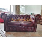 Dvojsedačka Chesterfield Classic XL Antik bordová 