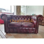 Dvojsedačka Chesterfield Classic Antik bordová