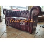 Dvojsedačka Chesterfield Classic Antik bordová