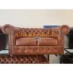 Dvojsedačka Chesterfield Classic Antik Whisky