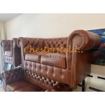 Dvojsedačka Chesterfield Classic XL Antik Whisky