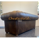 Chesterfield Classic pohovka pre 3 osoby Antik stredne hnedá A5M