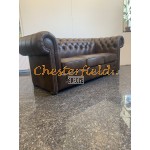 Chesterfield Classic XL pohovka pre 3 osoby Antik stredne hnedá A5M