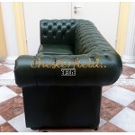 Chesterfield Classic XL pohovka pre 3 osoby Antik zelená A8