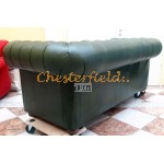 Chesterfield Classic pohovka pre 3 osoby Antik zelená A8