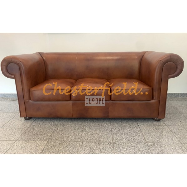 Chesterfield London XL pohovka pre 3 osoby Antik Whisky C12