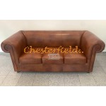Chesterfield London XL pohovka pre 3 osoby Antik Whisky C12