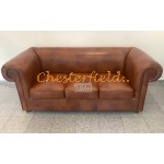 Chesterfield London pohovka pre 3 osoby Antik Whisky C12