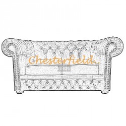 Chesterfield Lord pohovka pre 2 osoby