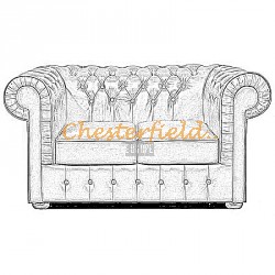 Chesterfield Mark pohovka pre 2 osoby