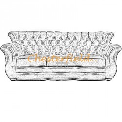 Chesterfield Monk pohova pre 3 osoby