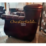 Kreslo Chesterfield Monk Antik bordová