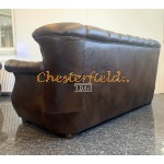 Chesterfield Monk pohovka pre 3 osoby Antik stredne hnedá A5M