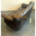 Chesterfield Monk pohovka pre 3 osoby Antik stredne hnedá A5M