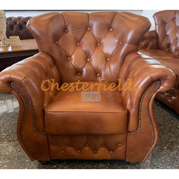 Monk Chesterfield Sessel Antikwhisky C12