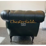 Chesterfield Recamiere Pompadour Antik zelená A8