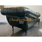 Chesterfield Recamiere Pompadour Antik zelená A8