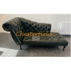 Chesterfield Recamiere Pompadour Antik zelená A8
