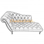 Recamiere Pompadour Chesterfield (6)