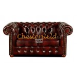 Dvojsedačka Chesterfield Classic Antik bordová