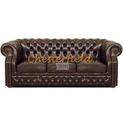 Chesterfield Windsor pohovka Antik hnedá A5