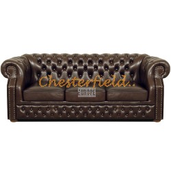 Chesterfield Windsor pohovka Antik hnedá A5