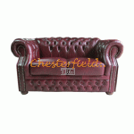 Dvojsedačka Chesterfield Windsor XL Antik bordová