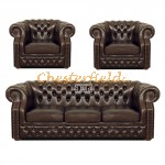 Chesterfield Windsor 311 Antik hnedá A5 sedacia súprava