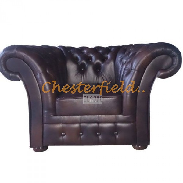 Kreslo Chesterfield Windchester Antik hnedá