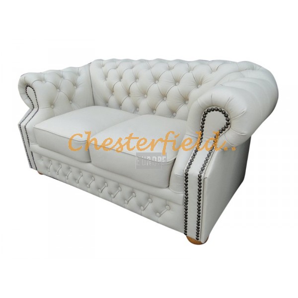 Dvojsedačka Chesterfield Windsor XL Perleťovo biela