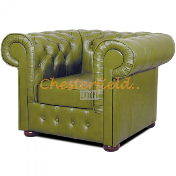 Kreslo Chesterfield Mark XL Olivovo zelená