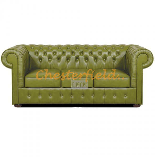 Chesterfield Mark pohovka pre 3 osoby Olivovo zelená S14