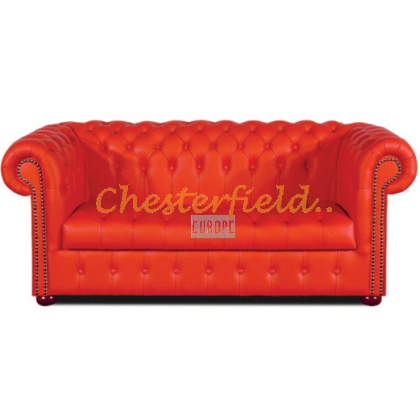 Chesterfield Williams XL pohovka pre 3 osoby červená K55