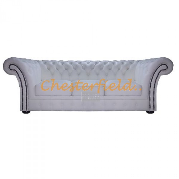 Chesterfield Windchester XL pohovka pre 3 osoby Biela K1