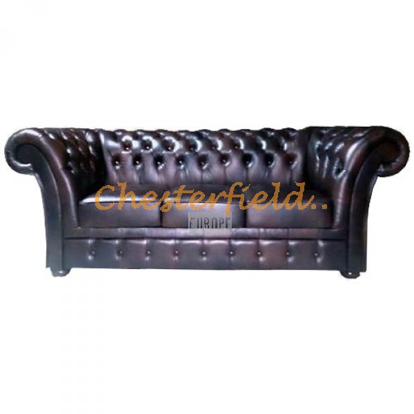 Chesterfield Windchester XL pohovka pre 3 osoby Antik hnedá A5