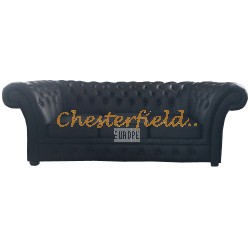 Chesterfield Windchester pohovka Čierna K70