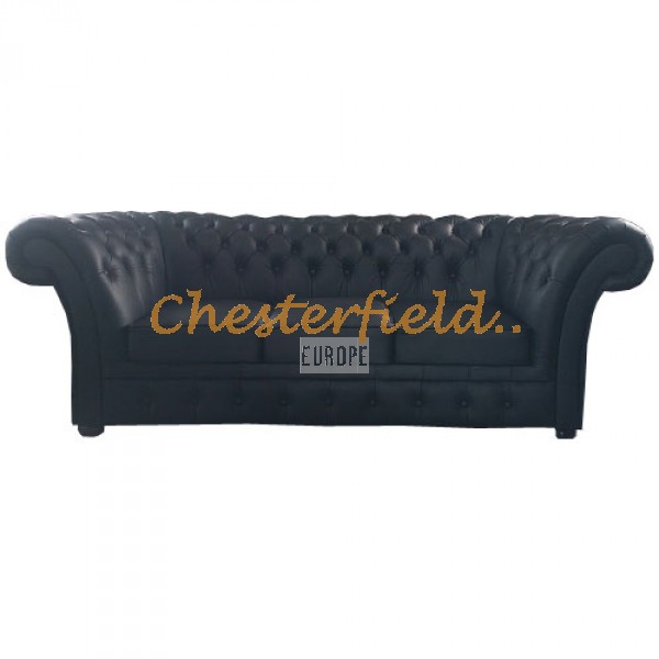 Chesterfield Windchester XL pohovka pre 3 osoby Čierna K70