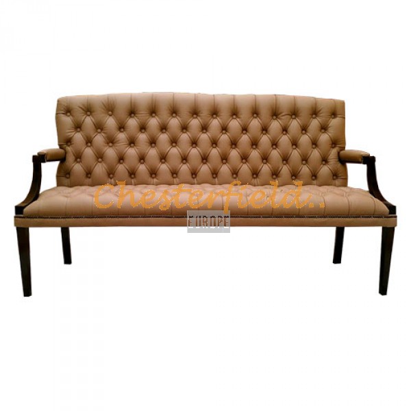 Chesterfield King pohovka pre 3 osoby Cappuchino