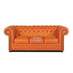 Chesterfield Lord pohovka pre 3 osoby Orange K6
